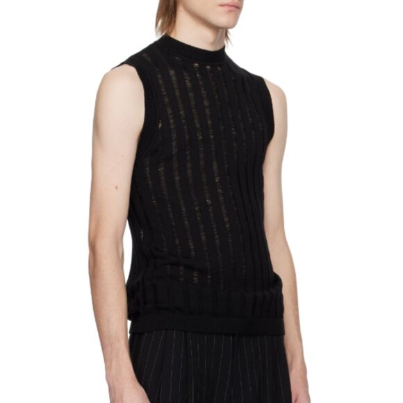 BNWT SS25 LOUIS GABRIEL NOUCHI RIBBED SLEEVENESS TANK TOP XS - Picture 10 of 12